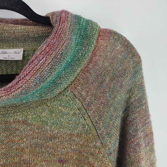 Jillian + Nicole turtleneck sweater multicolor size XL - Picture 3 of 8